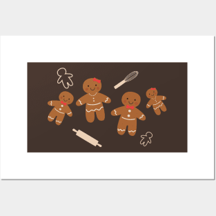 Holiday Gingerbread Posters and Art